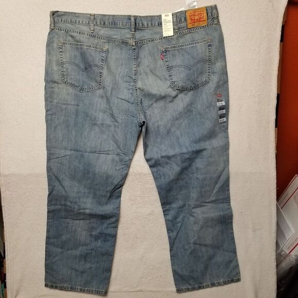 Levi's 559 Jeans‎ Men's 52X32 Medium Wash Relaxed Straight Denim #00590086 - Picture 6 of 11
